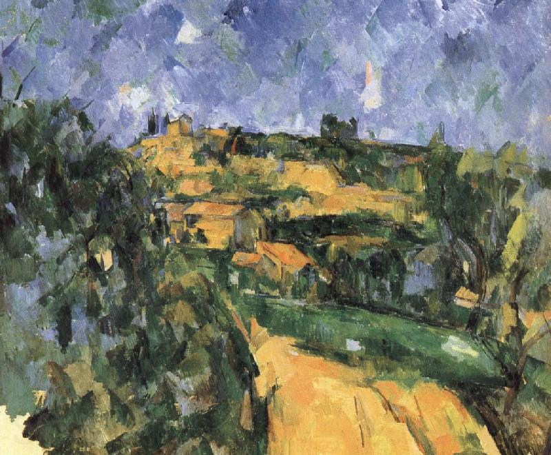 Paul Cezanne weg te gaan France oil painting art